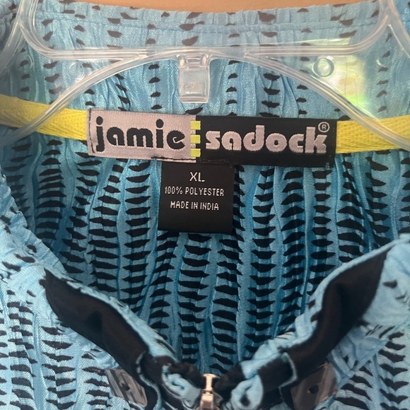 Jamie Sadock Blue/Black Golf Pro Top Size XL - Picture 3 of 5